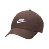 Nike Embroidered Eyelet Design Organic Cotton Pure Cotton Baseball Cap Unisex Caps Brown FB5368-237