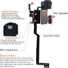 Ear Speaker For iPhone X XR XS Max Replacement Front Camera Module With Sensor Proximity Light Sensor Flex Cable No Face ID