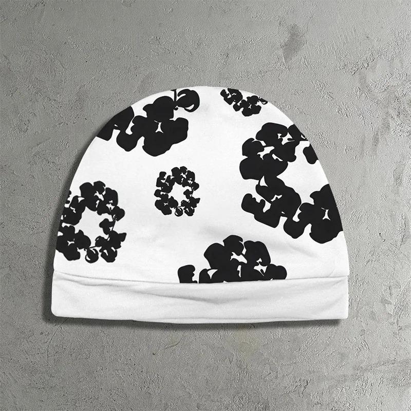 2025 Summer Autumn New Y2K Casual Versatile Print Double Layer Hat for Men and Women Fashion Hip-hop Pullover Hat Fashionable