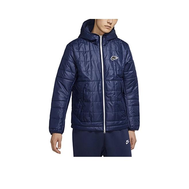 

Nike Sportswear Synthetic-Fill Fleece-Lined Warm Casual Hooded Jacket Men Jacket Navy-Blue CU4423-410 XXL