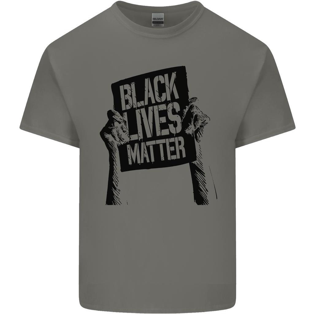 Black Lives Matter Sign Racial Equality Unisexs Light Cotton TShirt