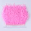 8-10Cm Ostrich Trim Khaki Feather Ribbon Fringe For Sewing High Quality Plumas Crafts Costumes Party Decoration