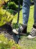 Manual Half-Moon Shaped Lawn Edger with Serrated Edge, Handheld Grass Trimmer, Garden Tool|Serrated Edge Tool, Lawn Edging Tool