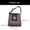 Ergonomic Shoulder Strap Fruit Picking Bag Container Pouch With Reinforced Mesh Breathable For Gardening And Forest Use