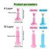 Multi-Tier Lollipop Stand Adjustable Lollipop Holder Display Rack Party Dessert Sucker Drying Bracket Base Stick Candy Holders