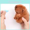 Water Capybara Plush Toy Cute Animal Stuffed Doll Hanging Decor For Kids Gift