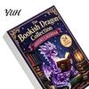 Collectible Dragon Figurines Crystal Advent Calendar 2026, 24 Days Fantasy Reading Book Countdown Calendar, Desktop Decoration for Bookshelves