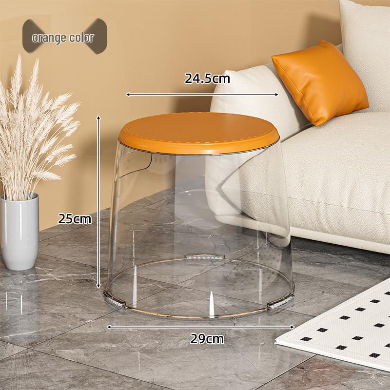 Tabouret Rond Épais pour Enfants: Banc bas antidérapant et polyvalent pour le salon, la salle de bain et plus encore.