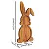 Easter Easter Wooden Bunny Tray Rabbit Shaped Charcuterie Board Kitchen Chopping Board Platter for Fruit Salad Cake home decor