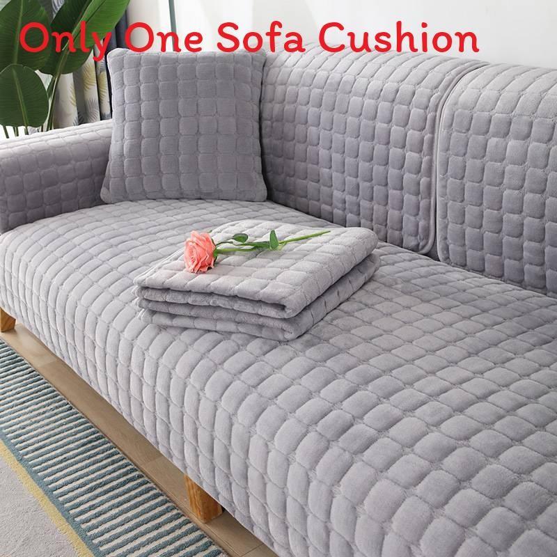 Fabric Simple Household Sofa Seat Pad With Enhanced Padding And Nonslip Surface