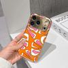 Lucky Start Phone Case For iPhone 17 16 15 14 13 12 Pro Max 16E Gold Electroplated Glass Shell Vibrant Pop Art Abstract Shape Cover