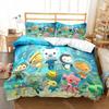 3D Print Anime Octonauts Bedding Set Twin Queen King Full Size Single Double Duvet Cover Pillowcase Bed Boys Girls Adults