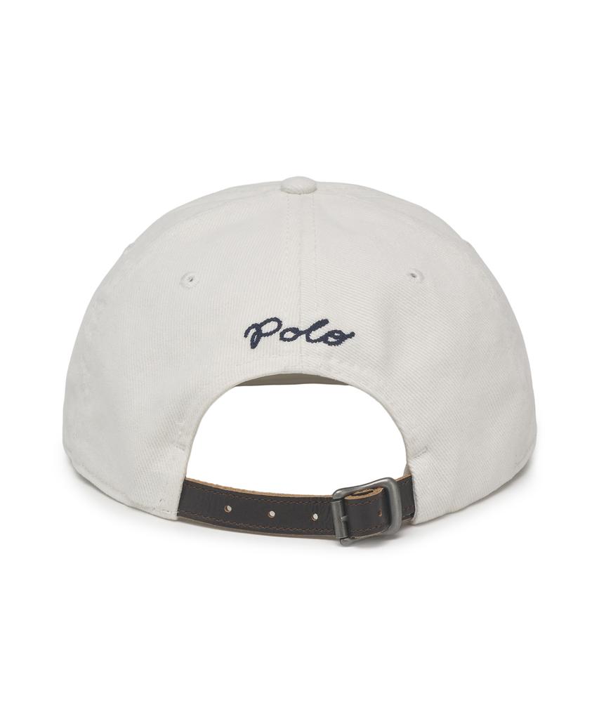 POLO RALPH LAUREN Applique Twill Ball Cap - White