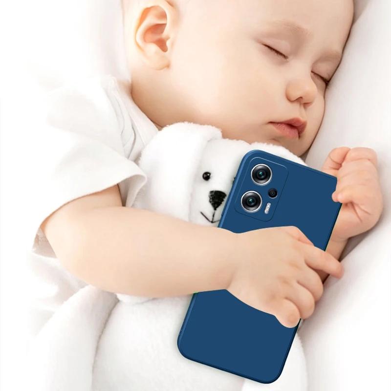 Original Liquid Silicone Phone Cases For Xiaomi Poco F5 F 5  PocoF5 F5 Tection Soft TPU Case Back Cover For Poco F5