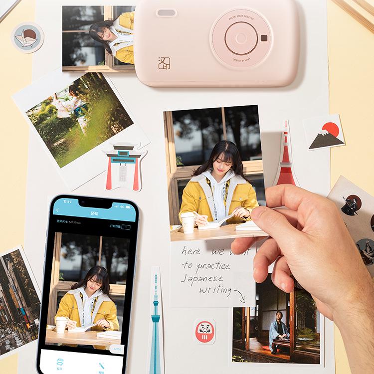 CP2100 Mobile Dye-Sublimation HD Color Photo Printer Portable Pocket Size