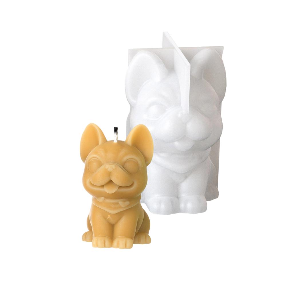 Silicone Crafting Mold Candle Moulds Resin Art Moulds Dog Shape Craft Molds Candle Making Molds for Hand-Making
