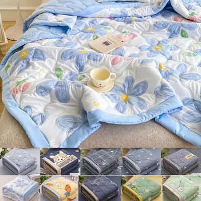Comforter Summer Quilt Bedroom Bedding Cover Double Bed Quilt Thin Wadding Blanket Dogs Kennel Bed Mat Cats Quilt