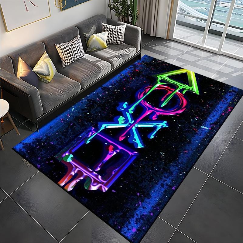 3D-Druck Gamer Controller Muster Großer Teppich für Zuhause für Wohnzimmer Schlafzimmer Sofadekor Boden Rutschfest Kinderteppich Geschenk