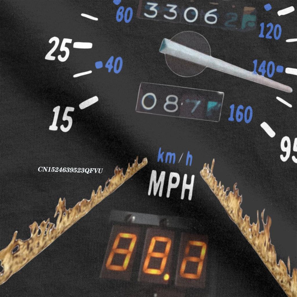 Men's Tshirt Time Travel Movie BTTF Leisure Tees Harajuku T-Shirts Premium Cotton Adult Clothes
