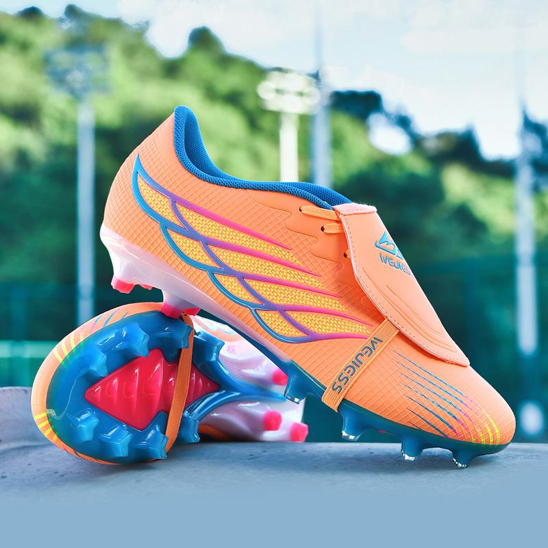 New Male Football Field Boots Professional Society Soccer Shoes Cleats Boys Grass Workout Unisex Kids Football Shoes
