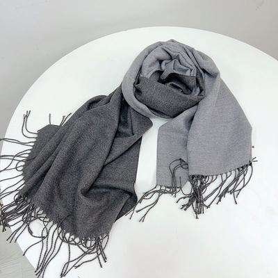 Autumn and Winter Double Sided Solid Versatile Modal Thickened Windproof  Keepwarm UnisexScarf