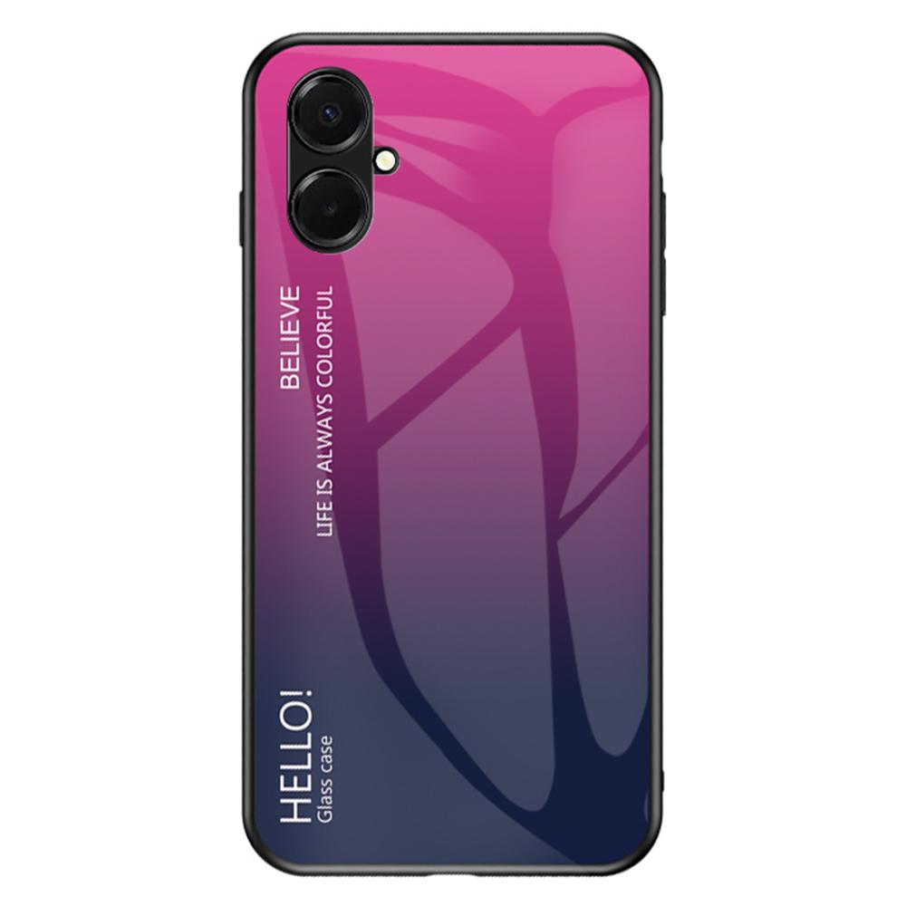 For Samsung Galaxy A07 4G Case Anti-Scratch Tempered Glass+PC+TPU Phone Cover