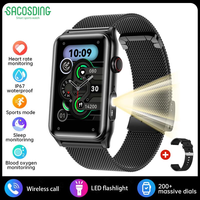 2025 New 1.57-inch 200 * 320 High-definition Touch Screen Heart Rate Monitoring LED Waterproof Fitness Couple Smart New Watch