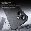 IPhone 16 Plus Case, Apple 16 Plus Protective Cover, Full Lens Protection, Soft, Simple Luxury Outer Case, Shockproof,n, Leather Cover, Black