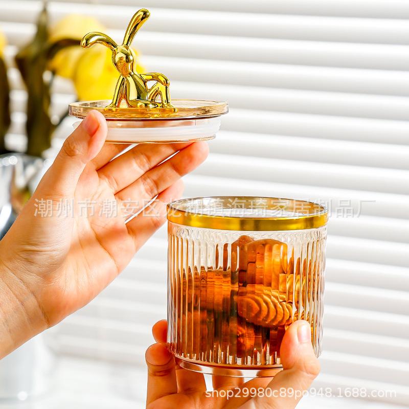 Plastic sealed cans, grains, kitchen storage, food grade transparent cans, boxes, snacks, dry goods, tea storage cans