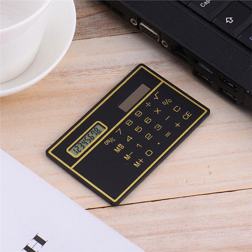8 Digit Ultra Thin Solar Power Calculator Portable Mini Touch Calculator YK 8 Digit Ultra Thin Solar Power Calculator Portable Mini Touch Calculator YK