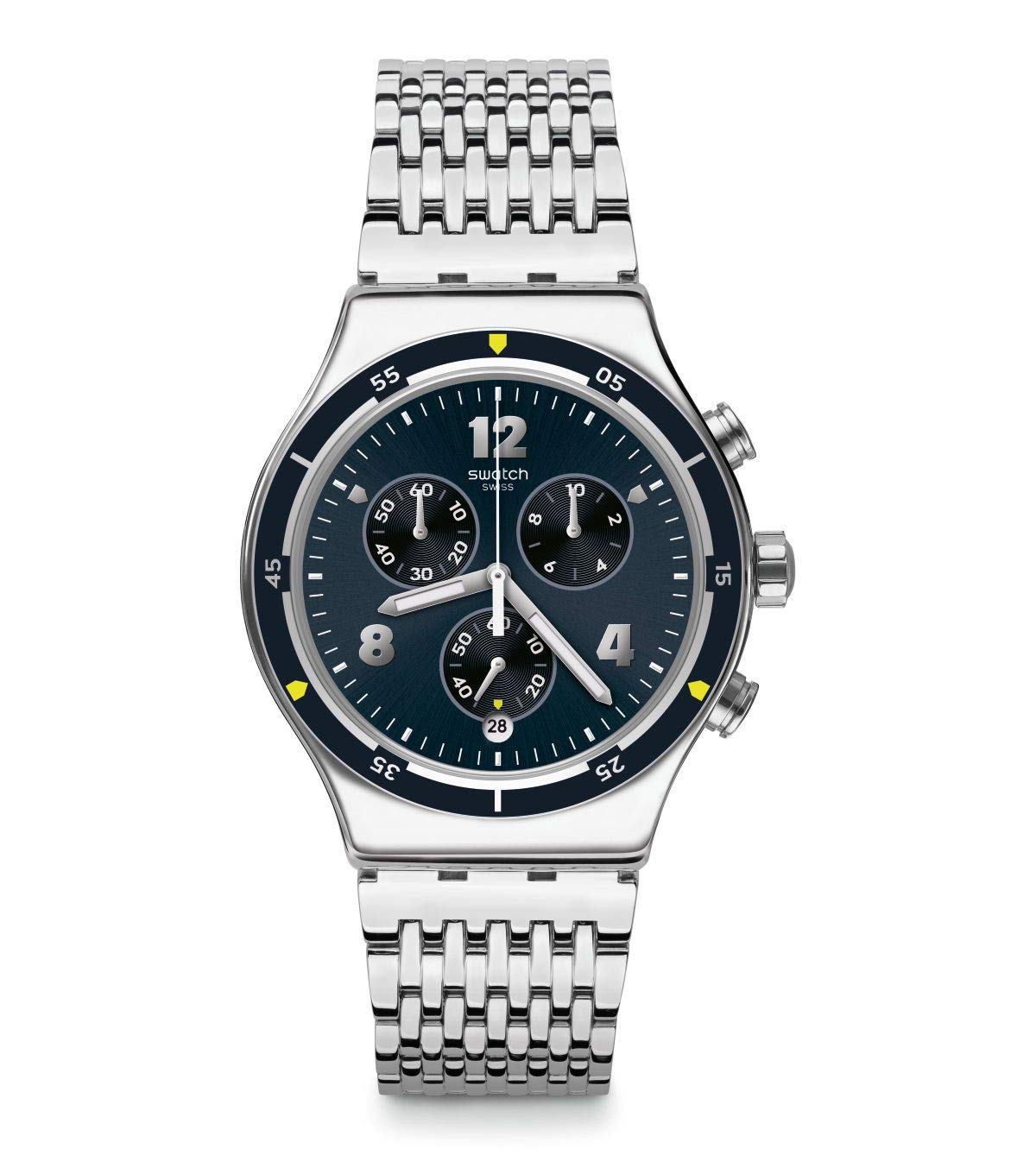 

Годинник MESHME New Irony Chrono YVS457G Grey [Swatch]