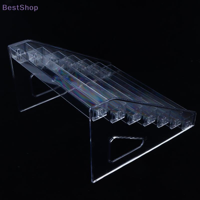 Clear Acrylic Tiered Display Rack-Multi-Layer Slanted Organizer