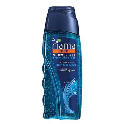 Fiama Ανδρικό Αφρόλουτρο Δροσιστικός Παλμός, με μαλακτικούς παράγοντες & θαλάσσια μεταλλικά στοιχεία για απαλό & ανανεωμένο δέρμα, φιάλη 250ml