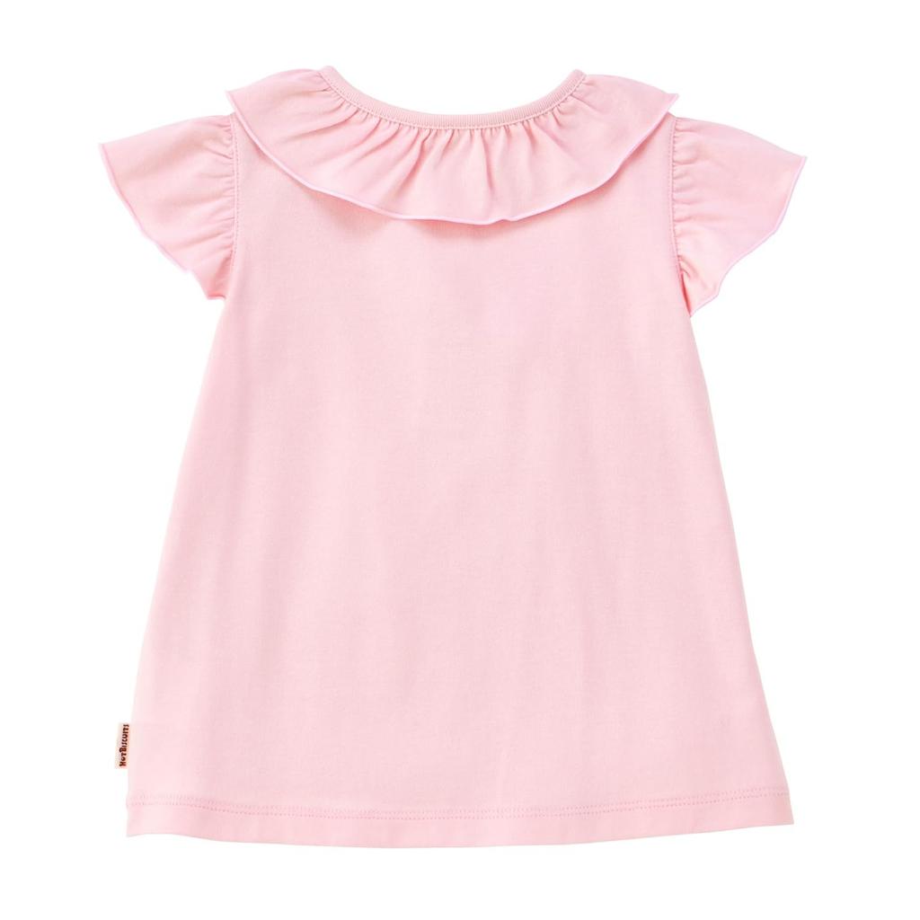 House Hot for Boys and [Miki Biscuits] Short-sleeved T-shirt Girls, Baby, Kids, Children's Clothing, Pink, 100cm, 72-5202-143