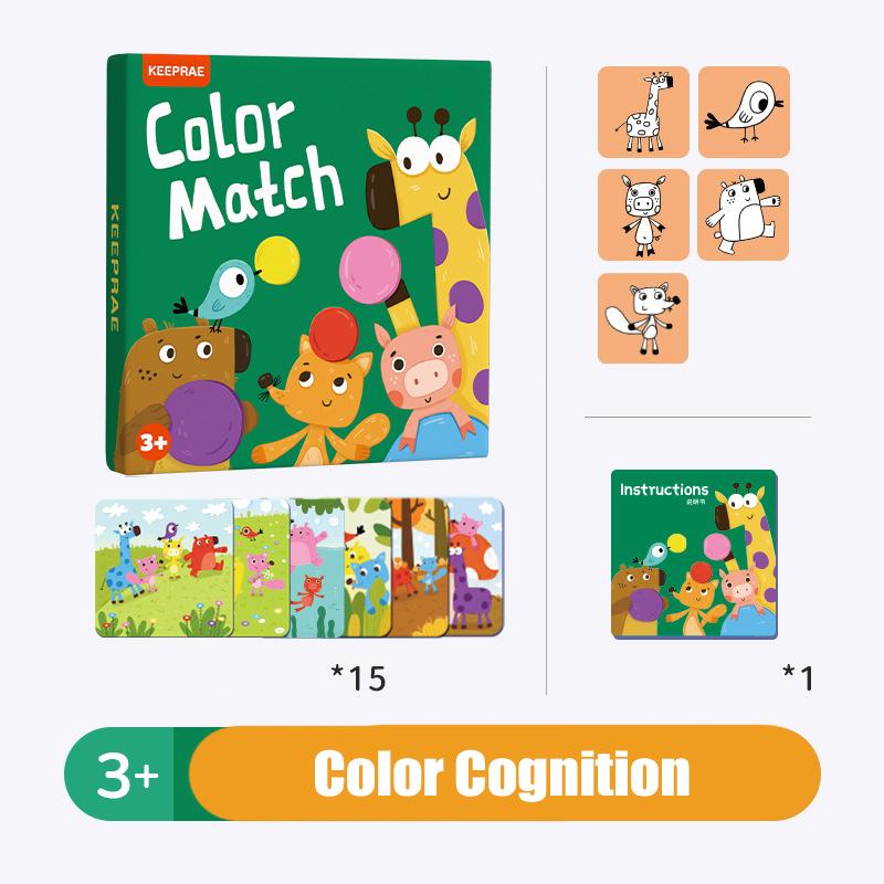 

Montessori Logic Boards Games Math Toys Magnetic Animal Direction Counting Colors Matching Cognitive Preschool Educational Toys