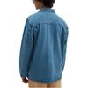 Vans Outdoor Casual Solid Color Lapel Single-Breasted Long Sleeve Jacket Men Jackets Blue VN0008FXCDX