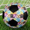 Pokemon Indoor Soccer Ball Colorful Machine Stitched PVC Size 5 Team Training Competition Ready Durable High-Bounce Cool Sports Gift