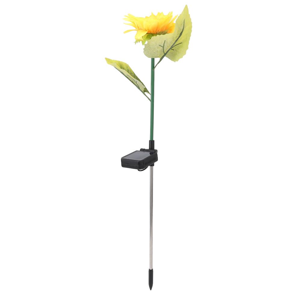 Solar Sunflower Light IP65 Water Proof 600mAh Real Looking Outdoor Decorative Sunflower Light for Ba