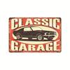 2024 American-Style Industrial Auto Repair Tin Sign - Frameless Decorative Wall Art