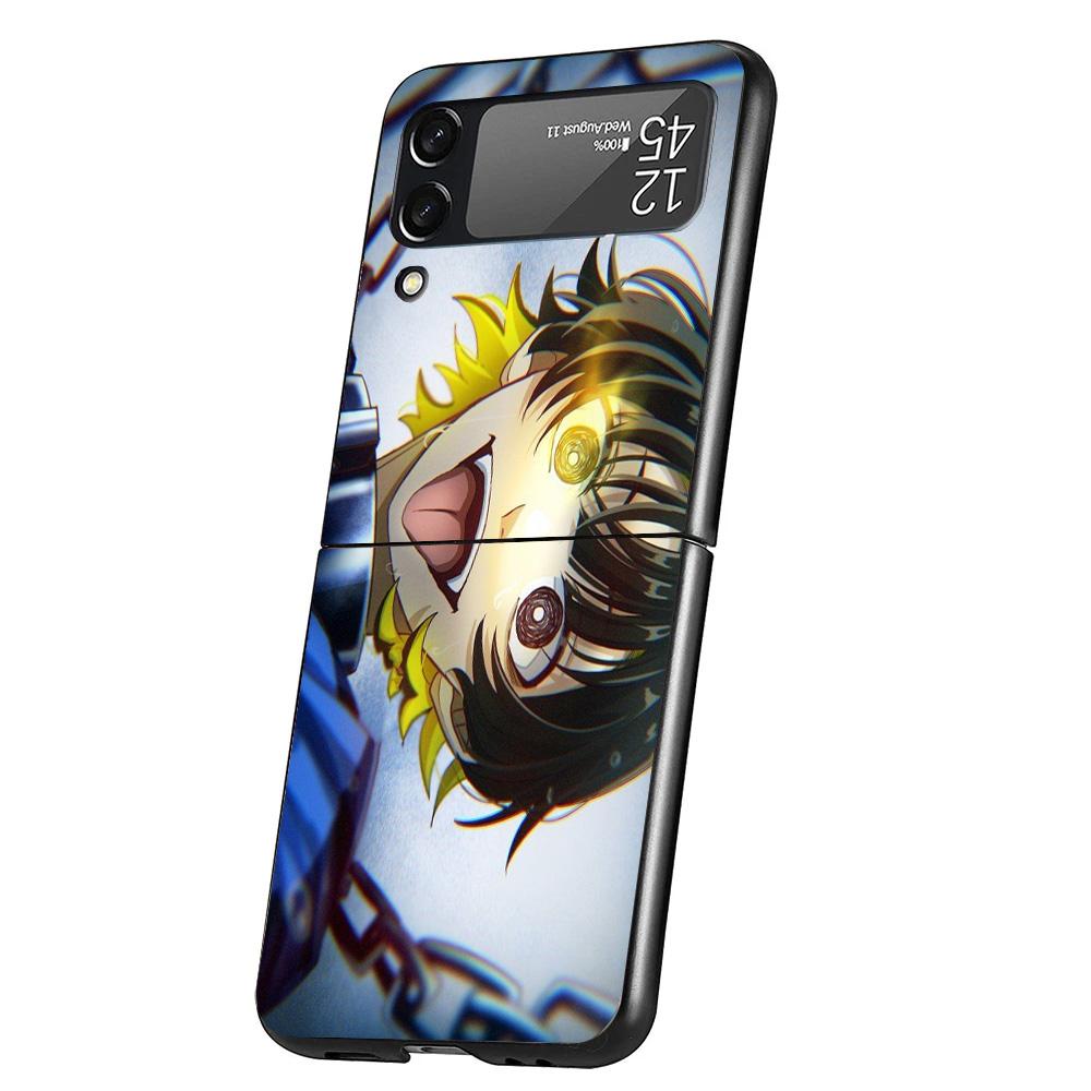 Blue Lock Bachira Meguru Cover Phone Case For Samsung Galaxy Z Flip 7 6 5 4 3 5G Flip7 Flip6 Flip5 Flip4 Flip3 Black Fundas Shel