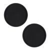 2-4pcs Black Car Auto Cup Holder Anti Slip Insert Coasters Pads Interior Accessories For Most Cups Accessories