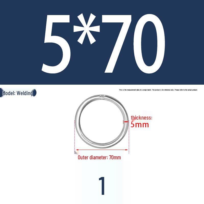 304 Stainless Steel Seamless O-Ring for Lifting and Hammock Yoga Connection