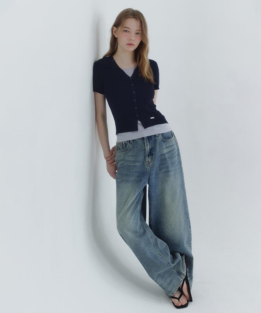 MICANE Yelena Coloring Layered Knit