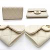 Used CHANEL MatrasseCard Case Leather Women