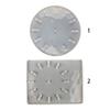 Runde/Eckige Uhr Harzform Silikon Gießform Epoxidharzform für Handgemachte DIY-Bastelarbeiten Herstellung von Heimdekorationen