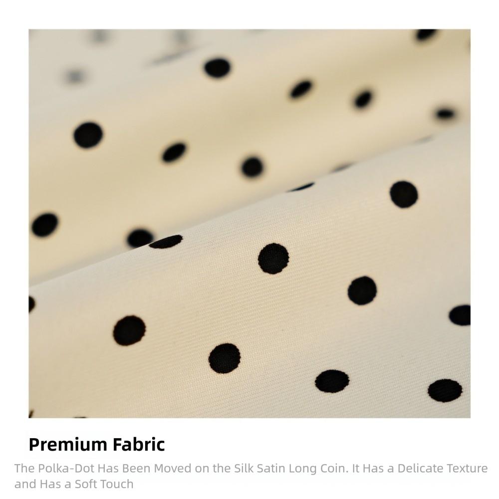 Polka Dot Daisies Scarf Advanced Shawl Trendy Hip Curtain  for Women