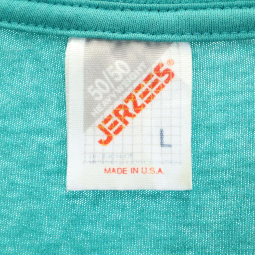 JERZEES 90s Made in USA Print Short sleeve Single stitch T-shirt Men's Used