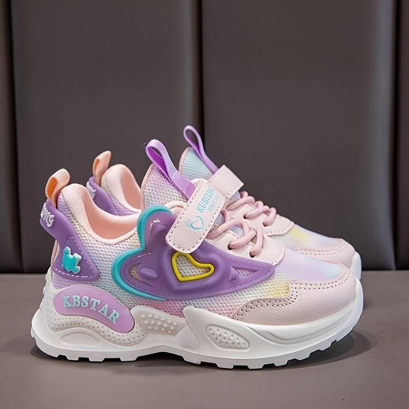 [New Girls Sports Shoes] Breathable Net Mesh Girls Sports Casual Shoes | Fashionable and Versatile Anti-slip New