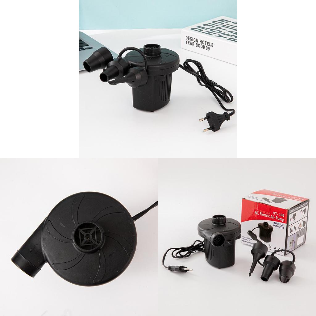 Electric Air Pump For Home Use And Camping With Abs Material And Portable Design