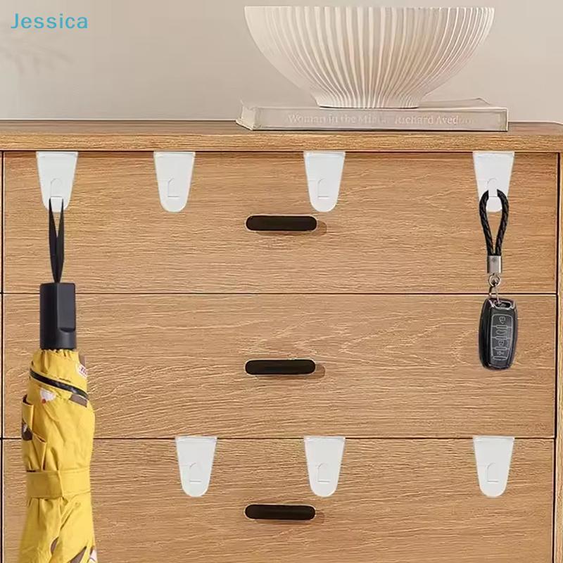 Transparent Plastic Furniture Lamp Clips|Multipurpose Fasteners For Securing Shelveslights Home Decor (Pack Of Multiple)